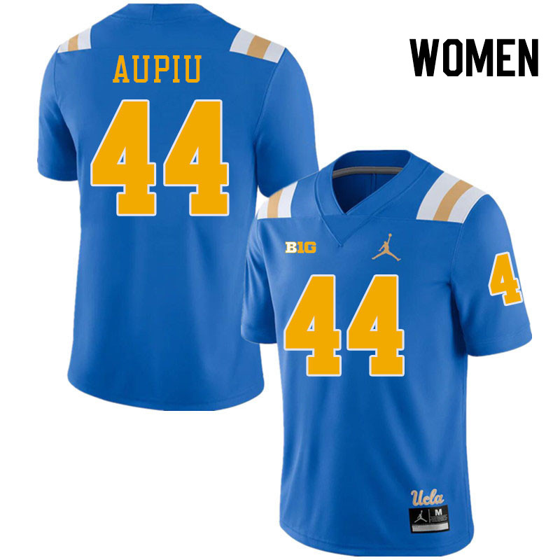 Women #44 Devin Aupiu Big 10 Conference College Football Jerseys Stitched-Royal